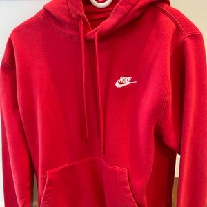 Nike red sweatshirt size S